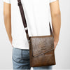 Fashion Man Leather Messenger Bag  Cross Body Shoulder Business Bags For Men