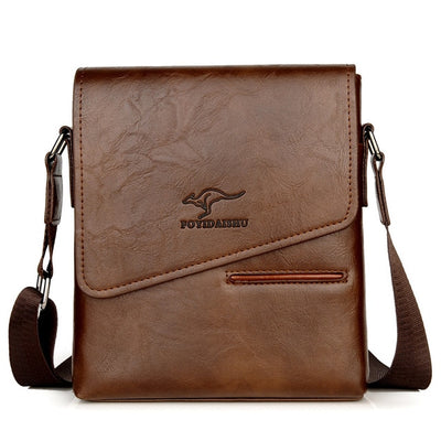 Fashion Man Leather Messenger Bag  Cross Body Shoulder Business Bags For Men