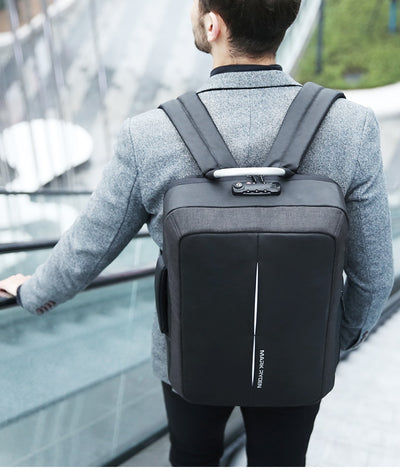 USB Recharging Men Backpack