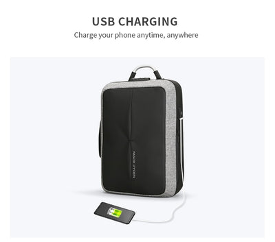 USB Recharging Men Backpack